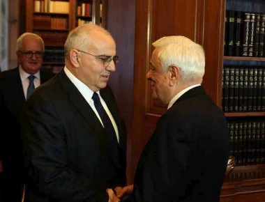 Συνάντηση του Πρ. Παυλόπουλου με την Ελληνική Ένωση Τραπεζών